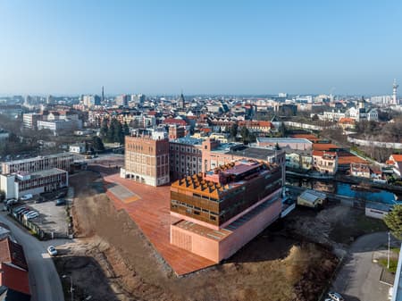 GAMPA and Sféra with Public Spaces of Automatic Mills in Pardubice